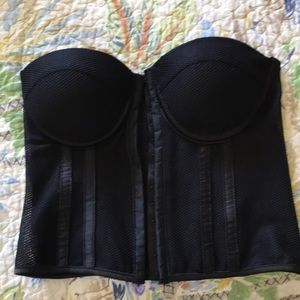 Revolve black corset top